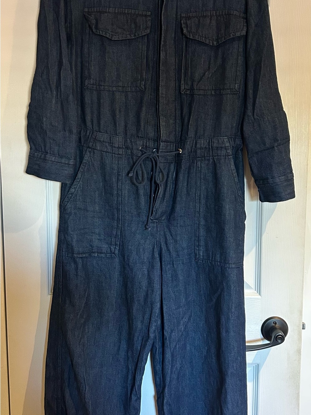 Levi's Dark Blue Denim Utility Jumpsuit